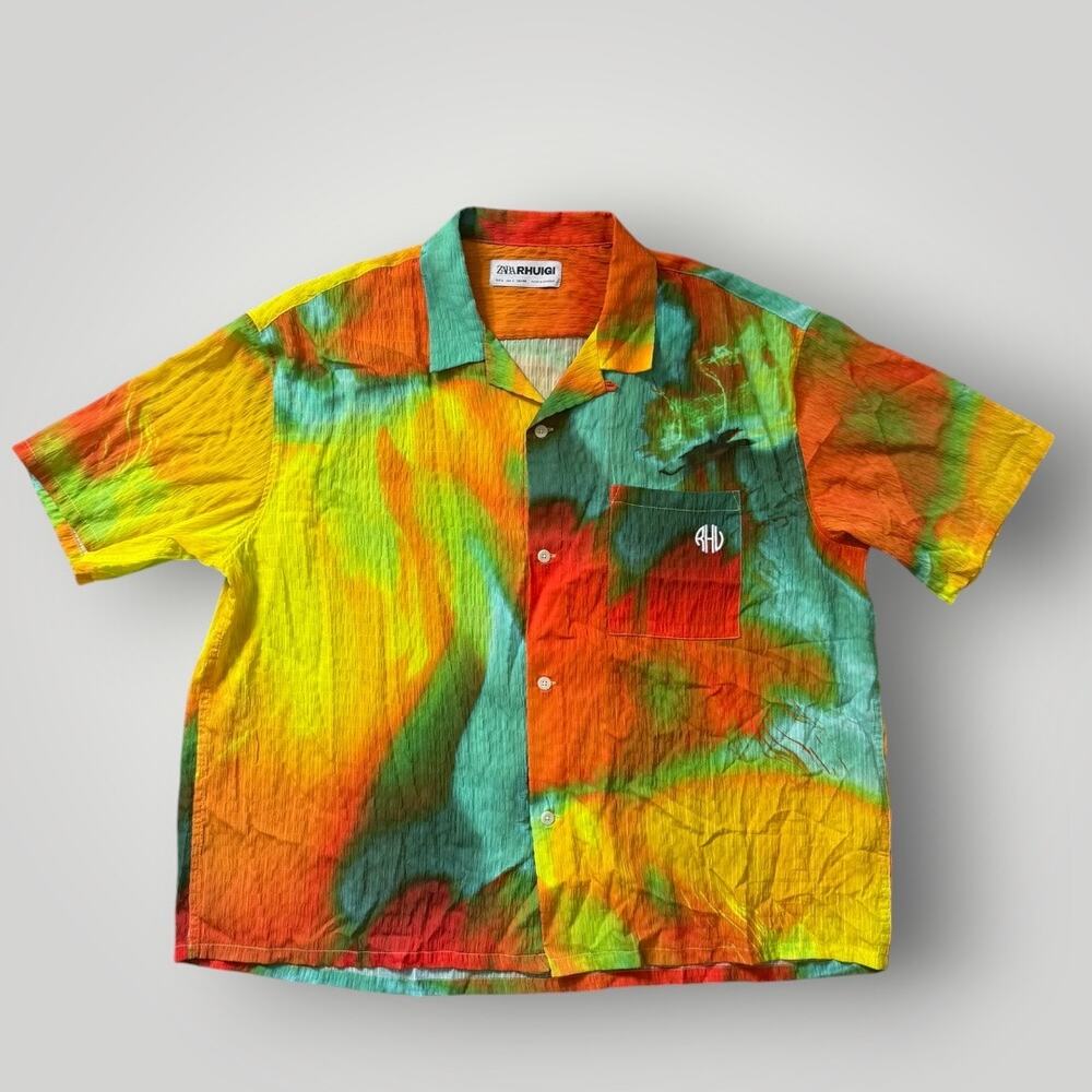ZARA × RHUIGI Men's Shirt Limited Edition Button Down Shirt size- L